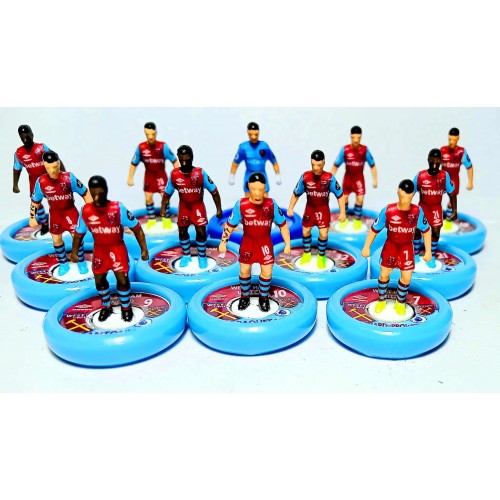 Subbuteo Andrew Table Soccer West Ham United 2023-24 on WSB Professional bases